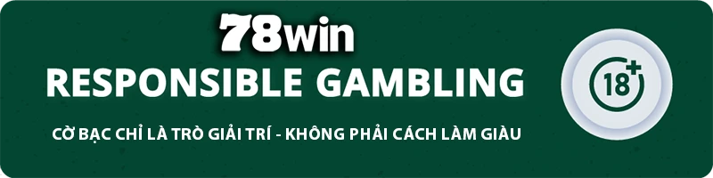 78win 10 78WIN responsible gambling banner